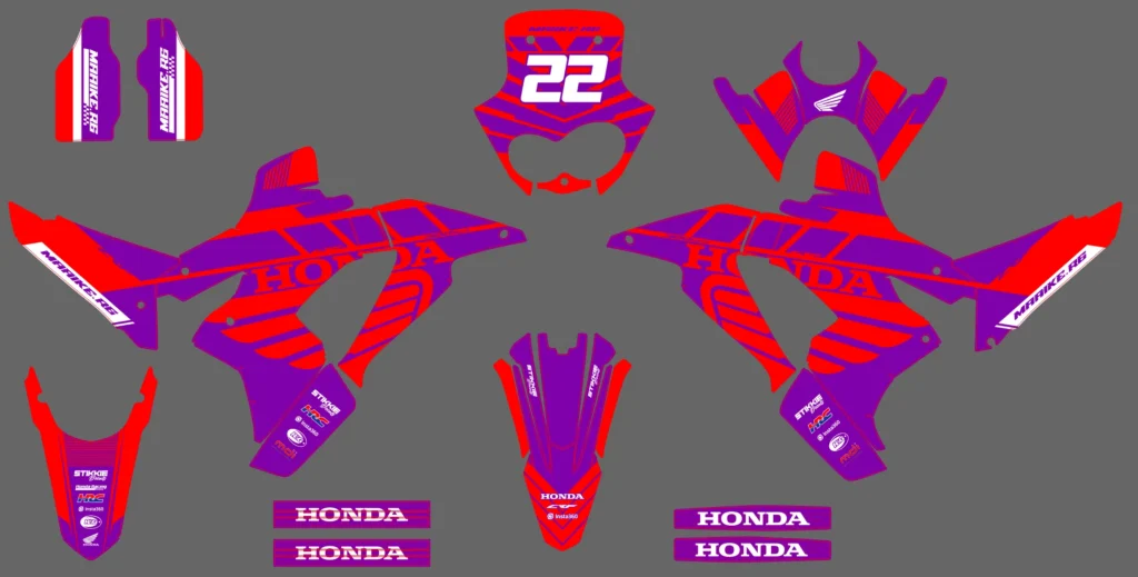 Okleina motocyklowa HONDA - HON-372