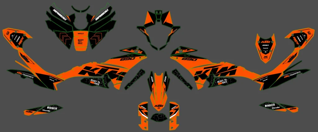 Okleina motocyklowa KTM - KTM-749