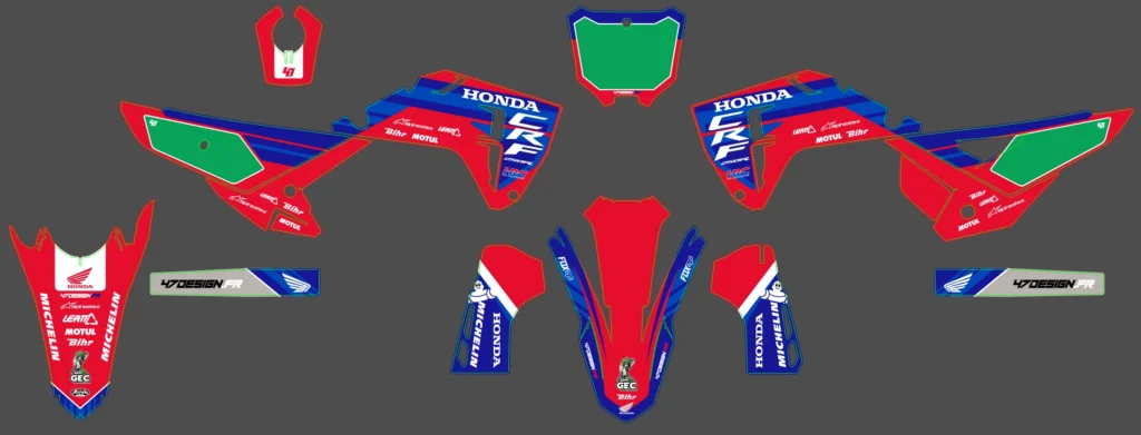 Okleina motocyklowa HONDA - HON-376