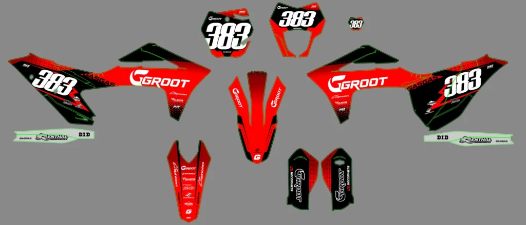 Okleina motocyklowa GAS GAS - GAS-175