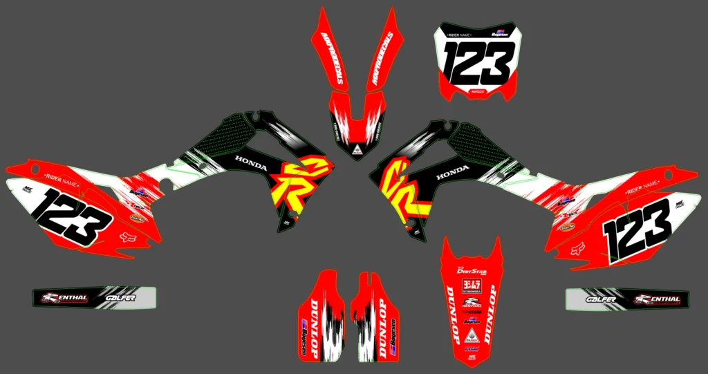Okleina motocyklowa HONDA - HON-378