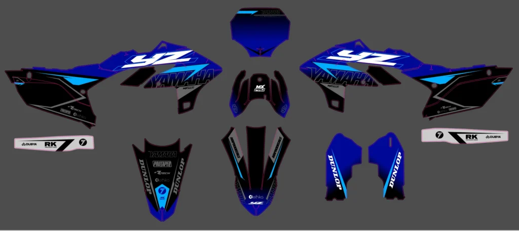 Okleina motocyklowa YAMAHA - YAM-575