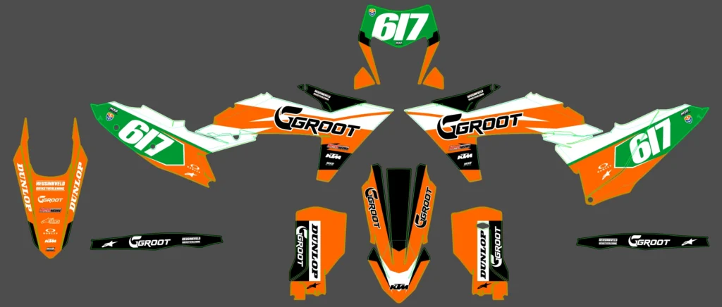 Okleina motocyklowa KTM - KTM-699