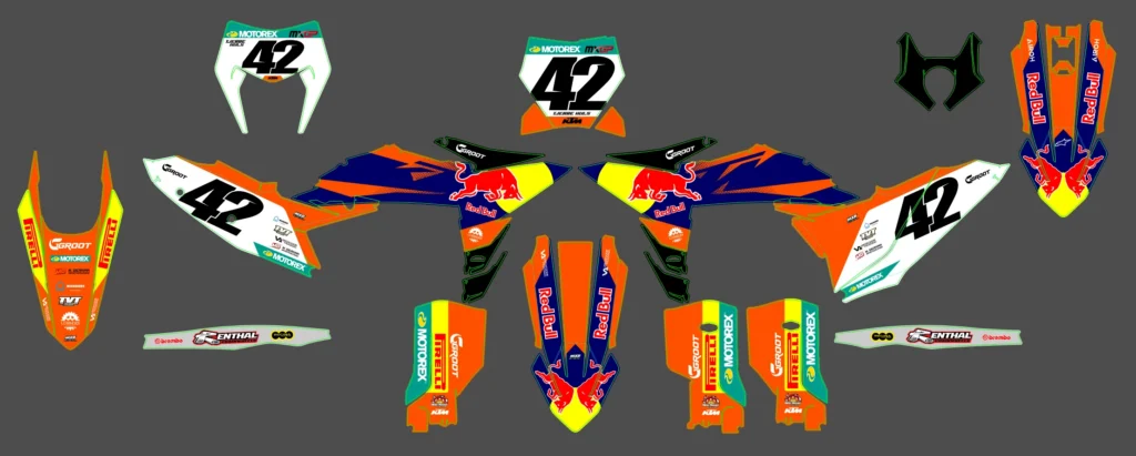 Okleina motocyklowa KTM - KTM-927