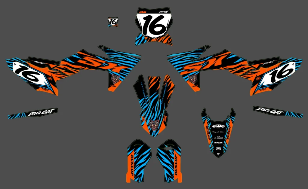 Okleina motocyklowa KTM - KTM-1041
