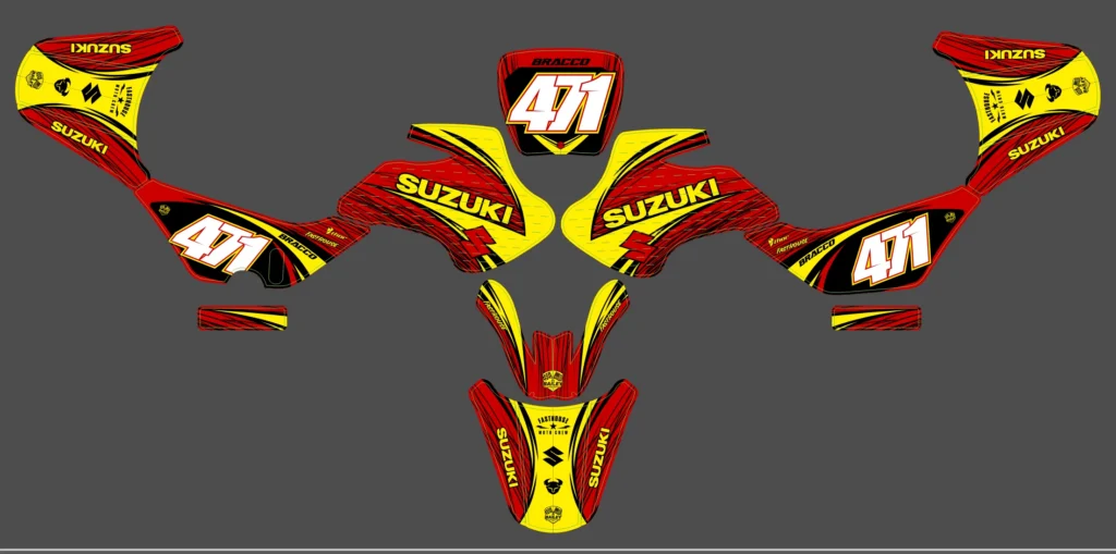 Okleina motocyklowa SUZUKI - SUZ-142
