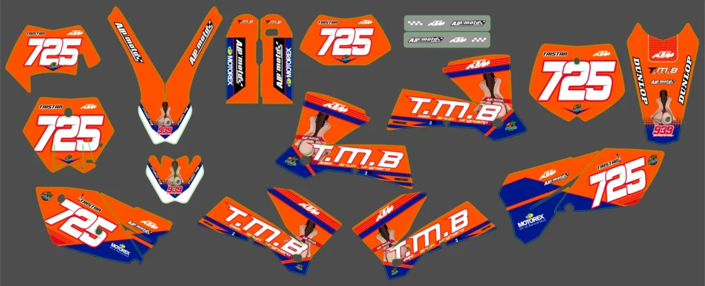 Okleina motocyklowa KTM - KTM-1074