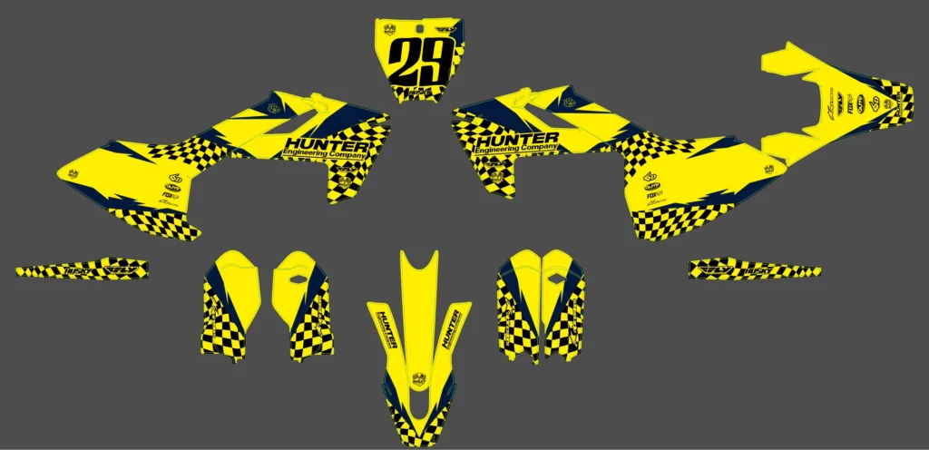 Okleina motocyklowa HUSQVARNA - HUSQ-383