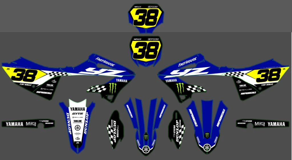 Okleina motocyklowa YAMAHA - YAM-580