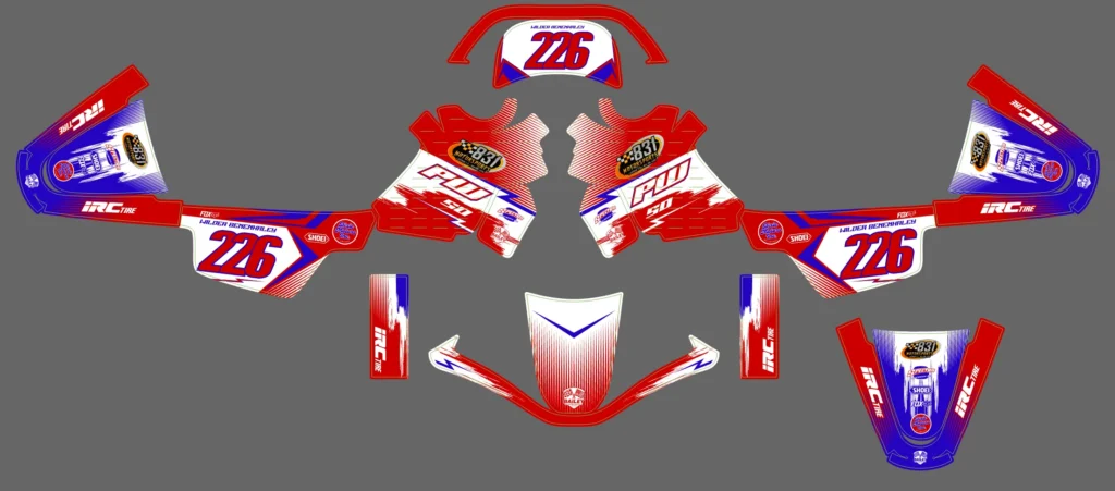 Okleina motocyklowa YAMAHA - YAM-584