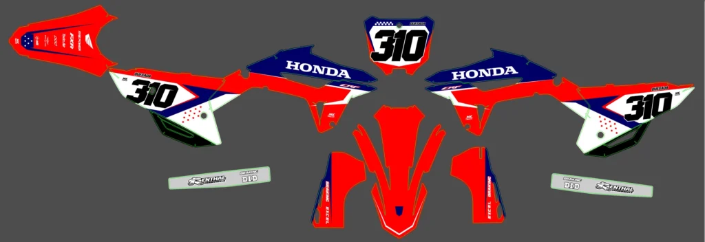 Okleina motocyklowa HONDA - HON-384