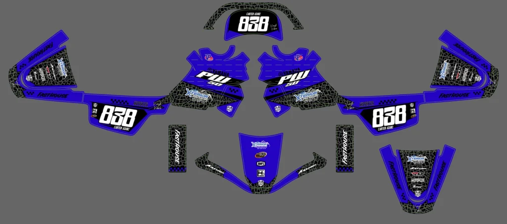 Okleina motocyklowa YAMAHA - YAM-587