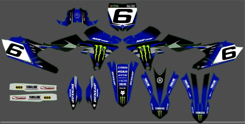 Okleina motocyklowa YAMAHA - YAM-588
