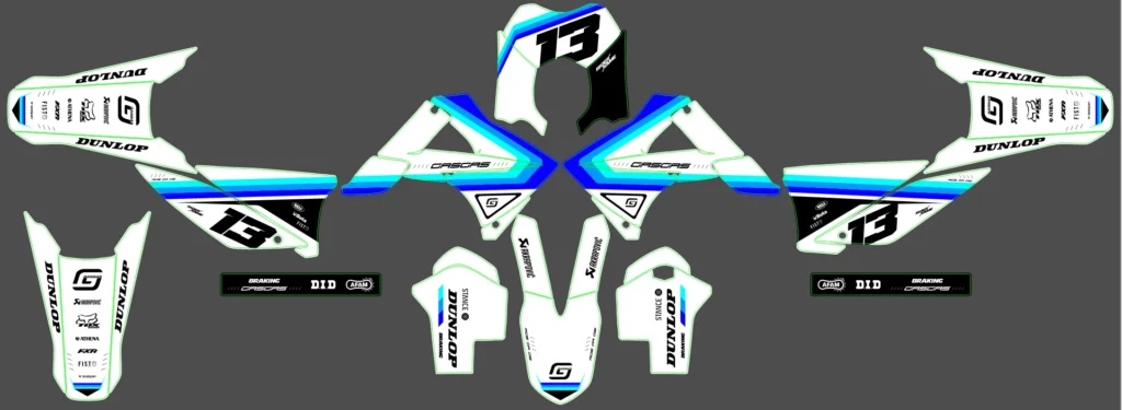 Okleina motocyklowa GAS GAS - GAS-177