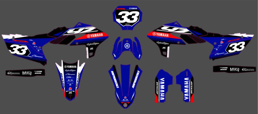 Okleina motocyklowa YAMAHA - YAM-589