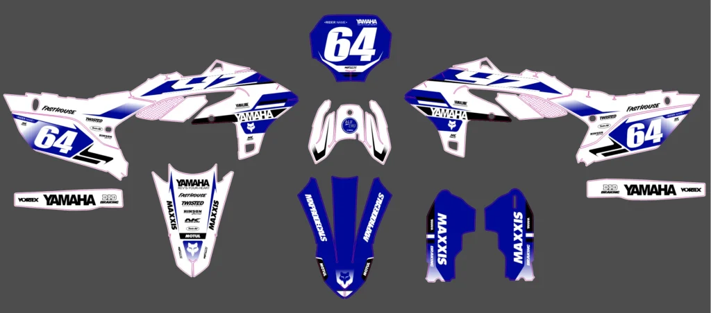 Okleina motocyklowa YAMAHA - YAM-590