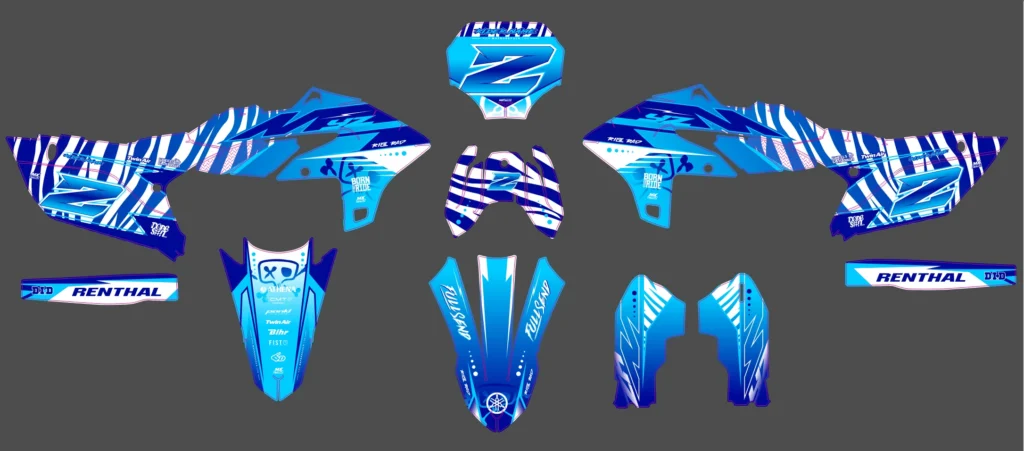 Okleina motocyklowa YAMAHA - YAM-596