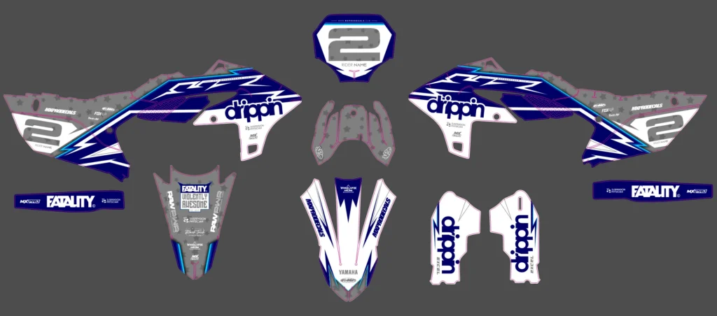 Okleina motocyklowa YAMAHA - YAM-597