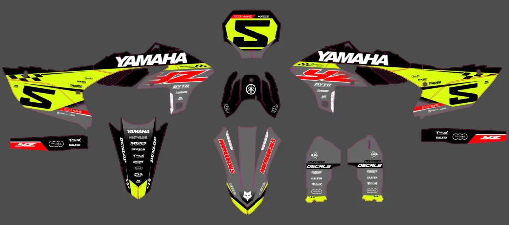 Okleina motocyklowa YAMAHA - YAM-598