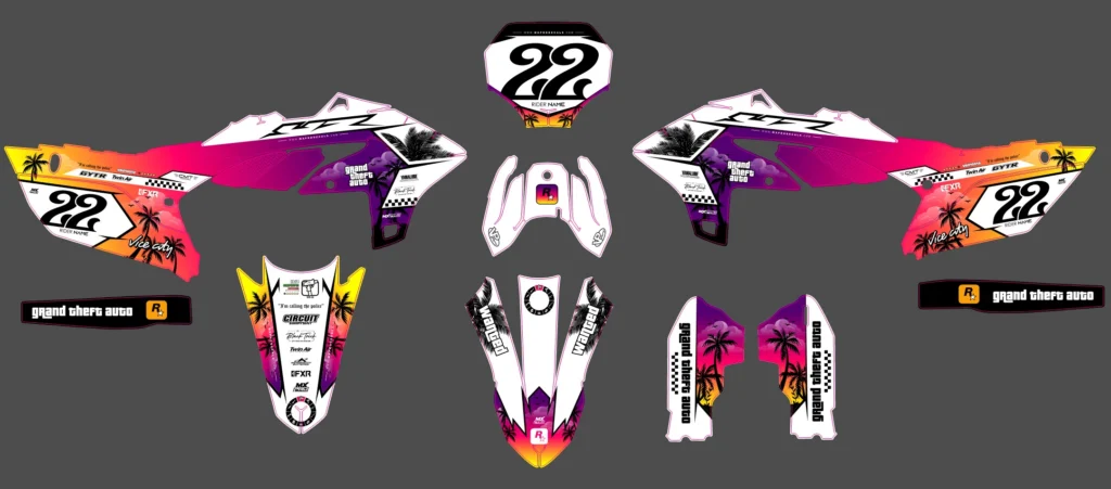 Okleina motocyklowa YAMAHA - YAM-599