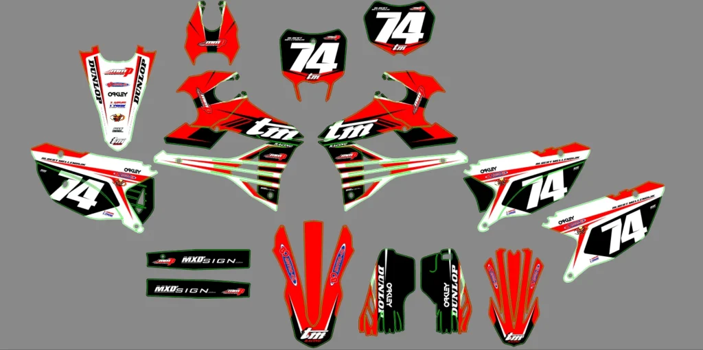 Okleina motocyklowa TM Racing - TMR-02