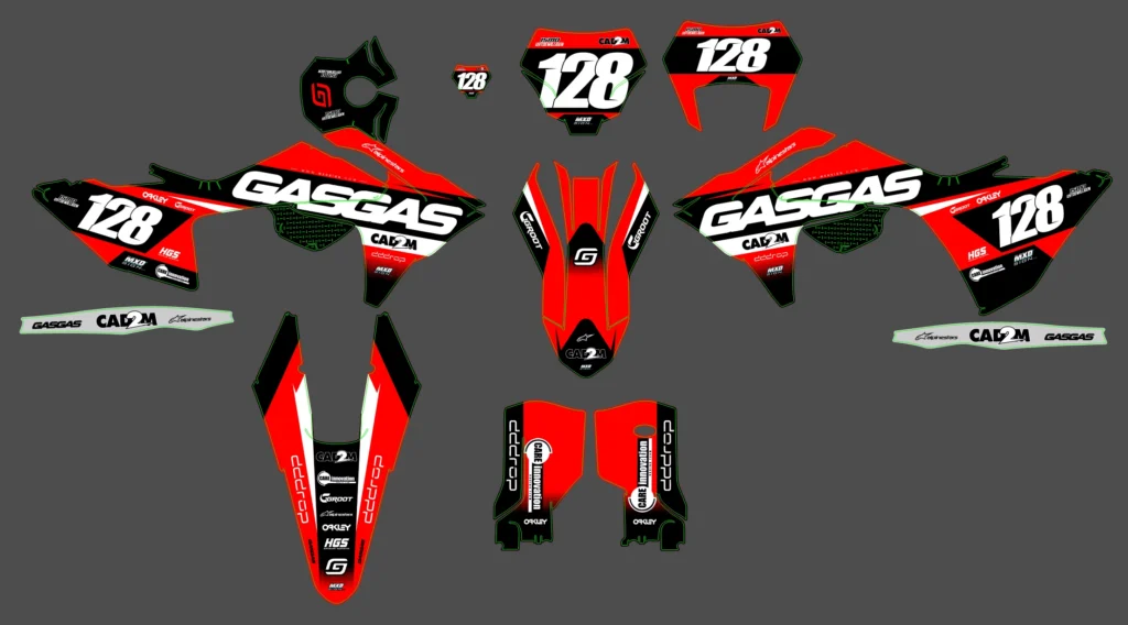 Okleina motocyklowa GAS GAS - GAS-179