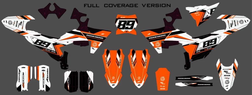 Okleina motocyklowa KTM - KTM-972
