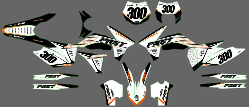 Okleina motocyklowa KTM - KTM-757