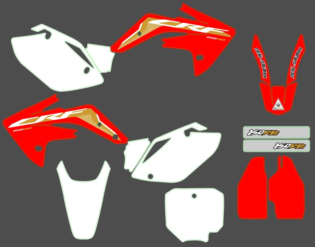 Okleina motocyklowa HONDA - HON-387