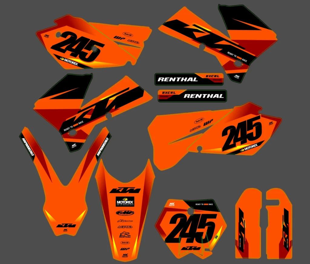 Okleina motocyklowa KTM - KTM-653