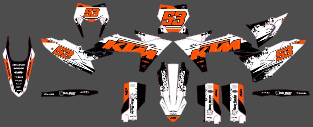 Okleina motocyklowa KTM - KTM-950