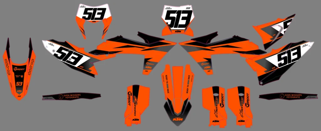 Okleina motocyklowa KTM - KTM-851