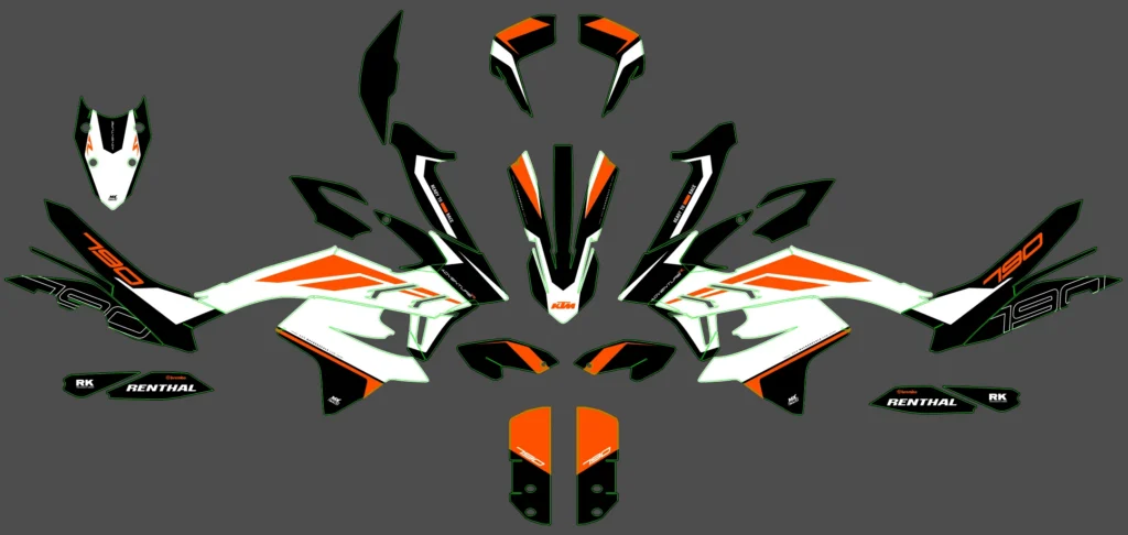 Okleina motocyklowa KTM - KTM-515