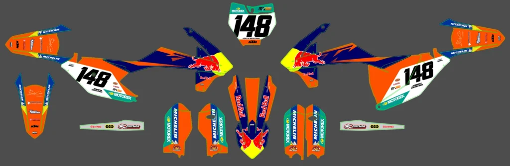 Okleina motocyklowa KTM - KTM-687