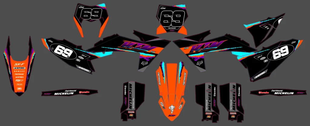 Okleina motocyklowa KTM - KTM-931