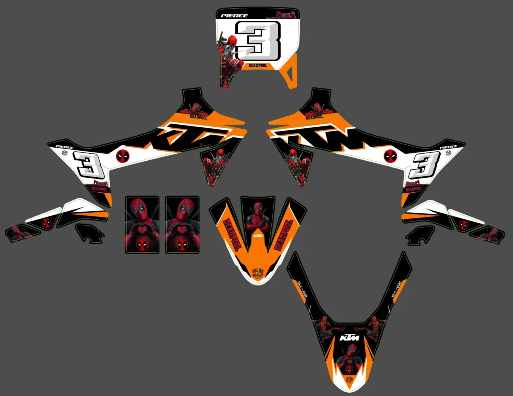 Okleina motocyklowa KTM - KTM-970