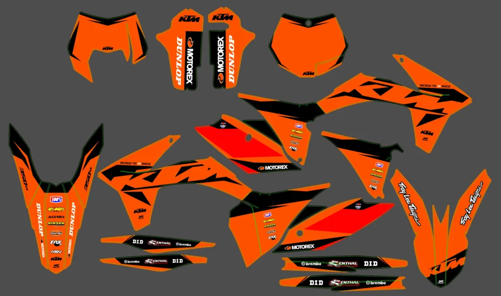 Okleina motocyklowa KTM - KTM-1031