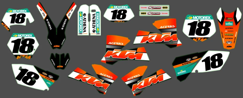 Okleina motocyklowa KTM - KTM-869