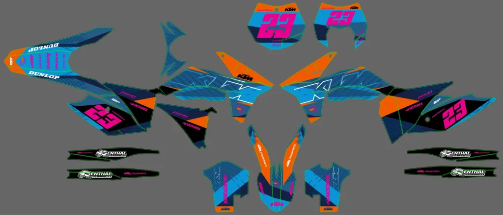 Okleina motocyklowa KTM - KTM-928