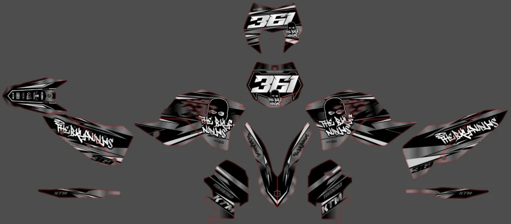 Okleina motocyklowa KTM - KTM-748