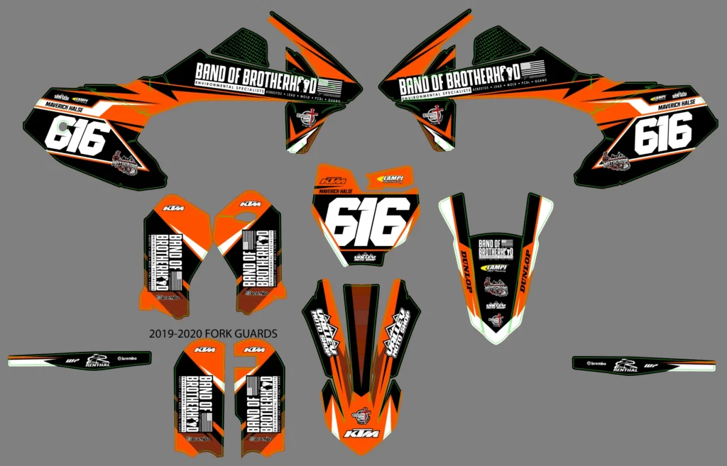 Okleina motocyklowa KTM - KTM-1076