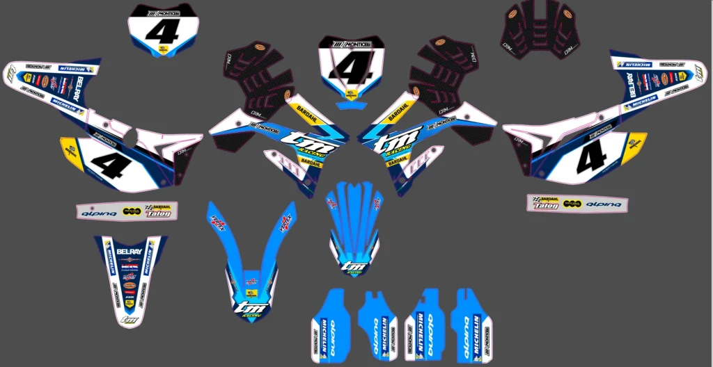Okleina motocyklowa TM Racing - TMR-01