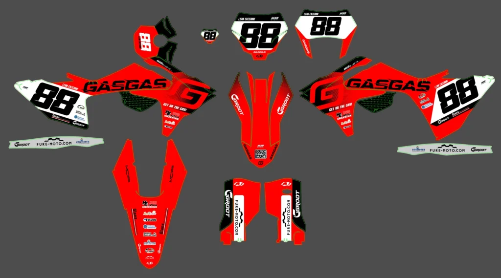 Okleina motocyklowa GAS GAS - GAS-183
