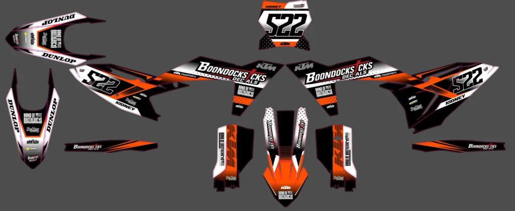 Okleina motocyklowa KTM - KTM-896