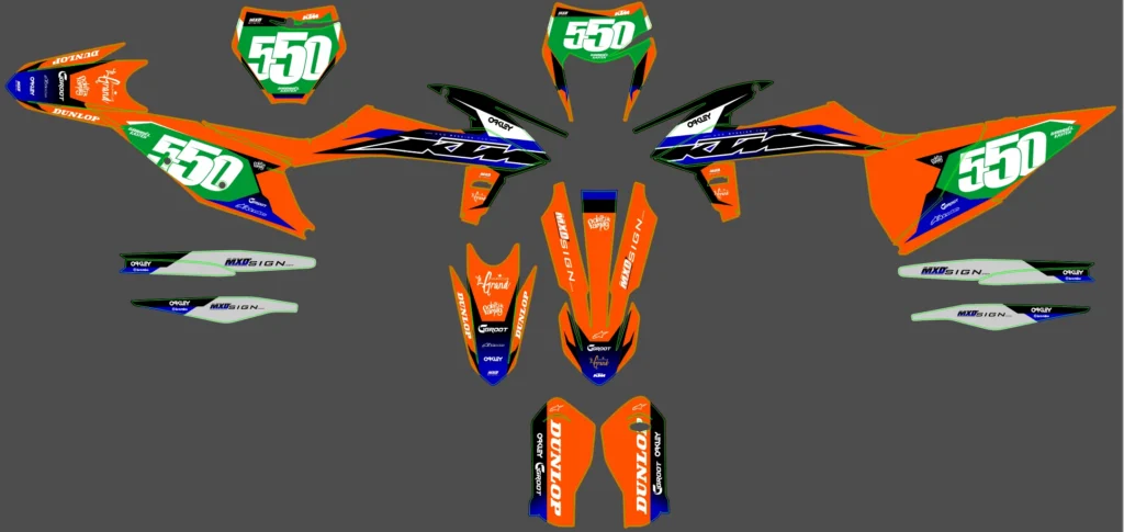 Okleina motocyklowa KTM - KTM-701