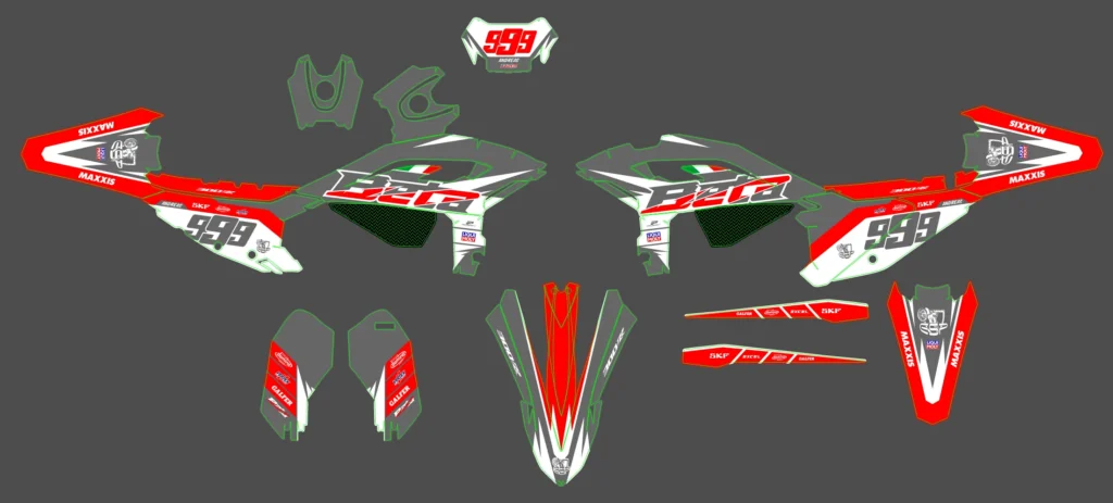 Okleina motocyklowa BETA - BETA-122