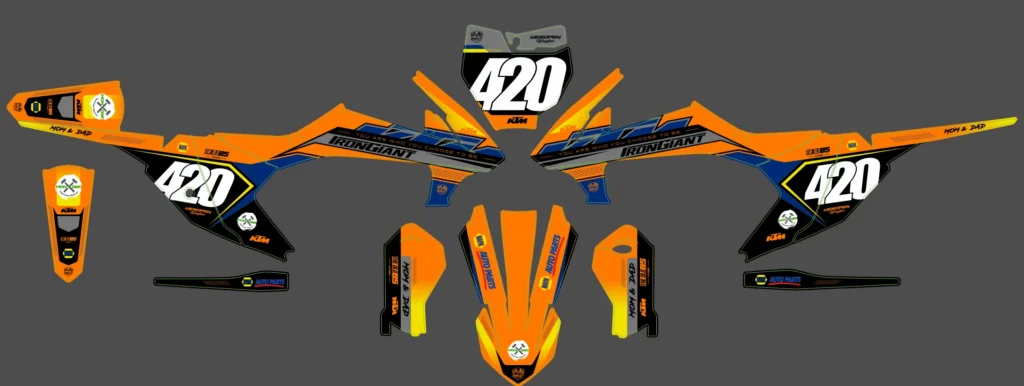 Okleina motocyklowa KTM - KTM-658