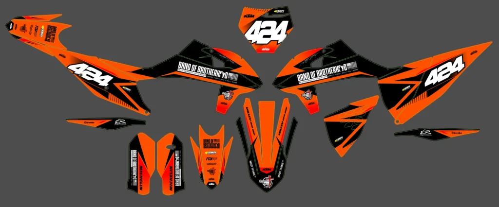 Okleina motocyklowa KTM - KTM-866