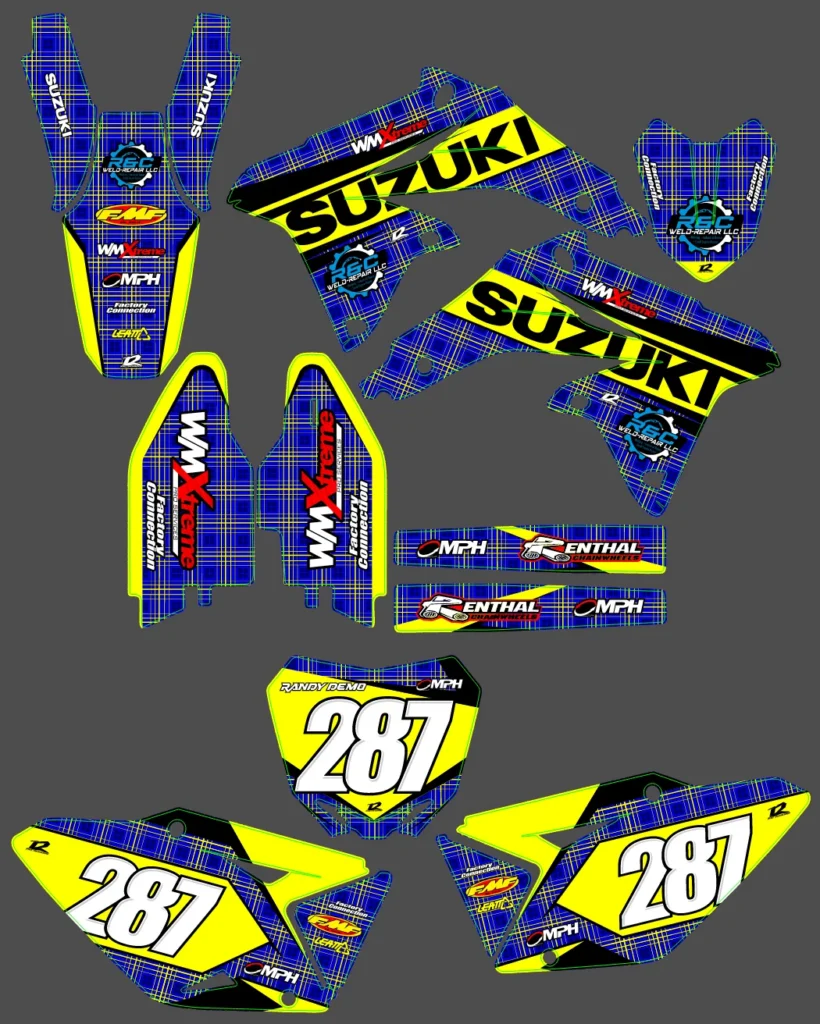 Okleina motocyklowa SUZUKI - SUZ-146