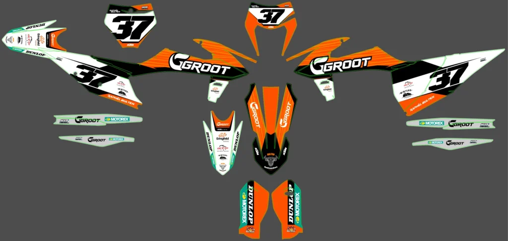 Okleina motocyklowa KTM - KTM-716